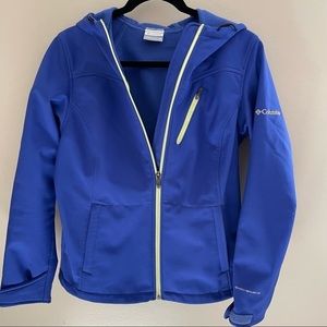 - 𝅺COLUMBIA omni shield hooded fleece lining jacket